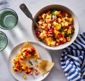 Peach-Mango Salsa