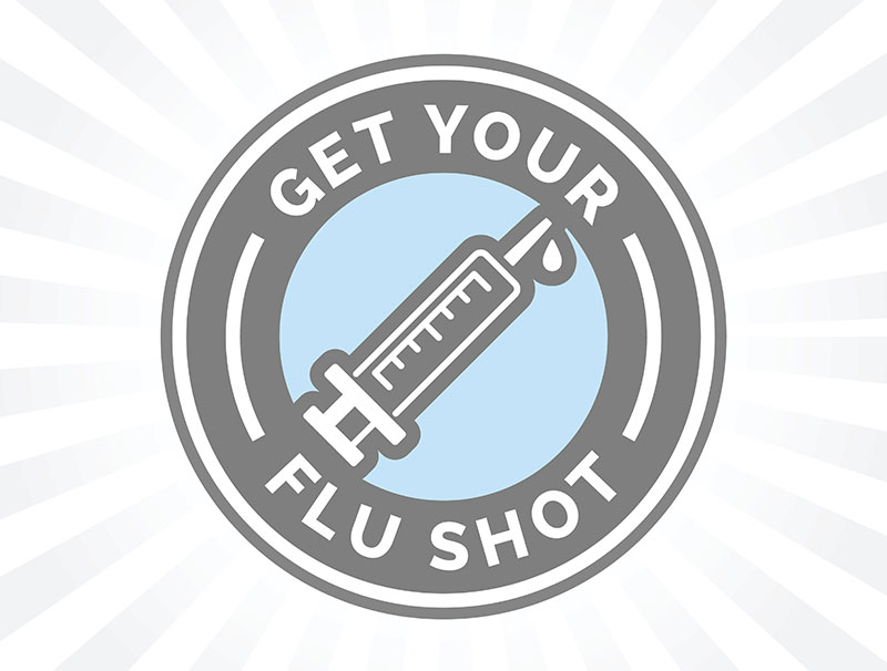 Flu shot graphic
